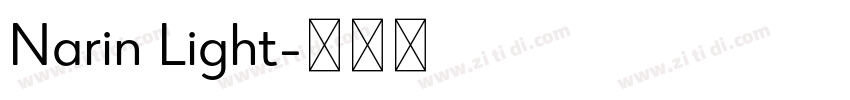 Narin Light字体转换